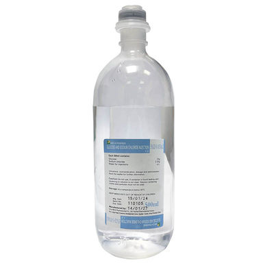 グルコースとナトリウム塩化物 注射 100ml / 250ml / 500ml D1/ 2S 透明液体